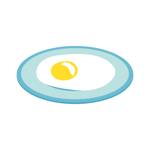 sunny-side-up egg